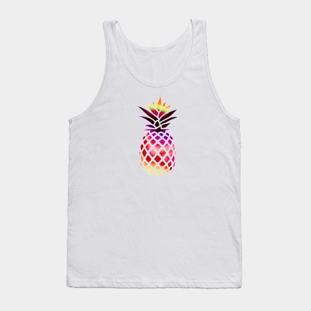 Colorful pineapple Tank Top by Lamink